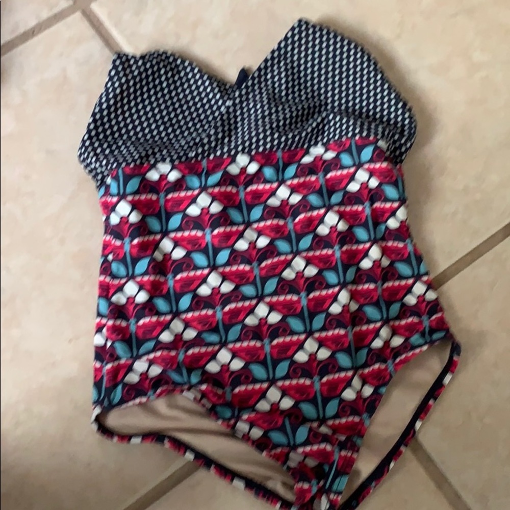 Girls swimsuit size 10 with adjustable straps